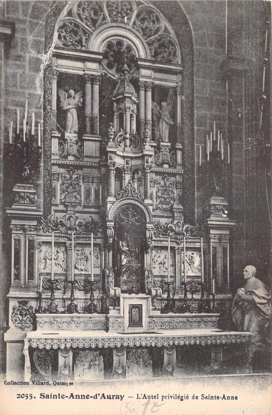 Postales: Postal de Sainte-Anne-d'Auray, Altar Privilegiado de Santa Ana