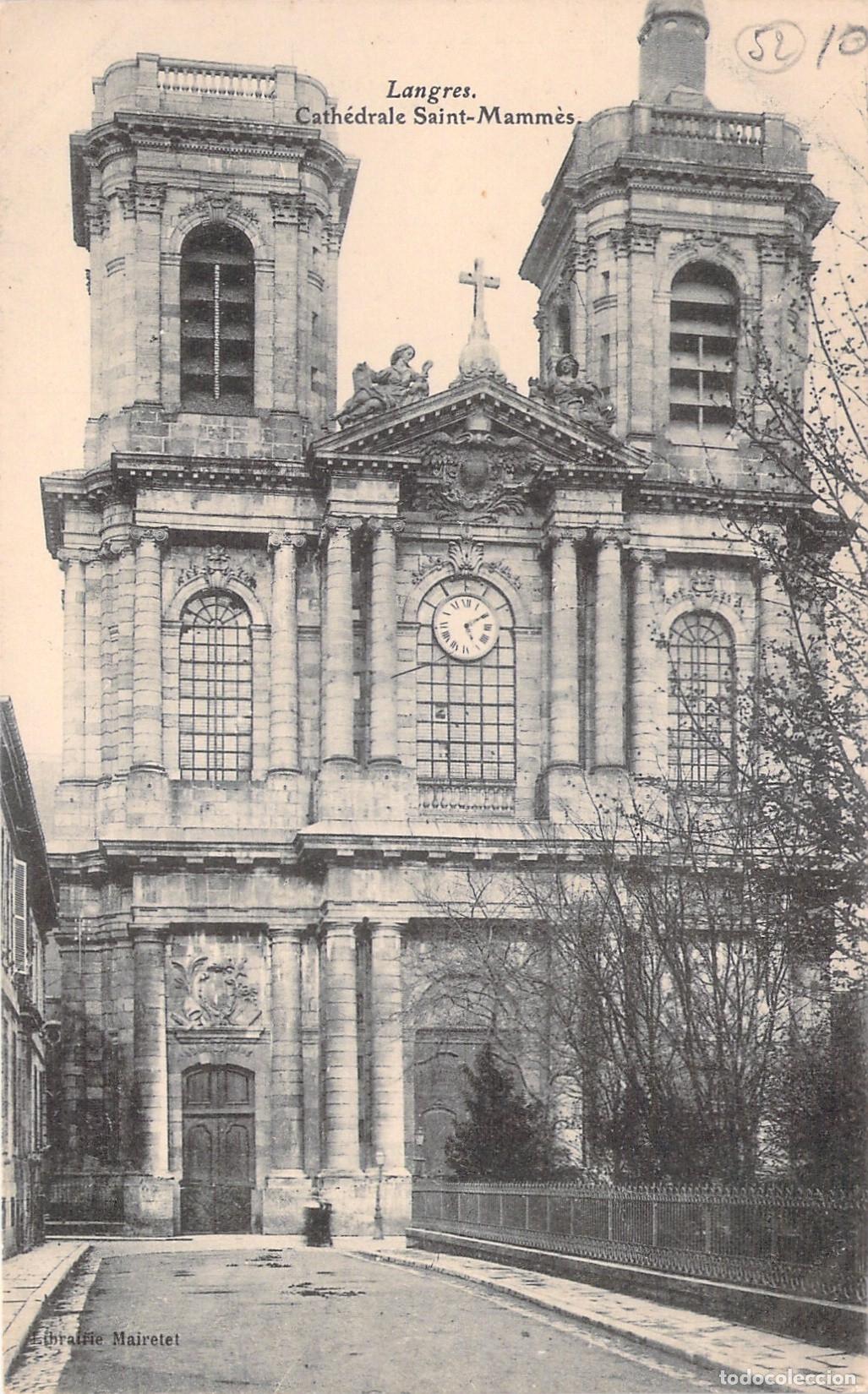 Postales: Postal de la Catedral Saint-Mamm&egrave;s en Langres, Francia