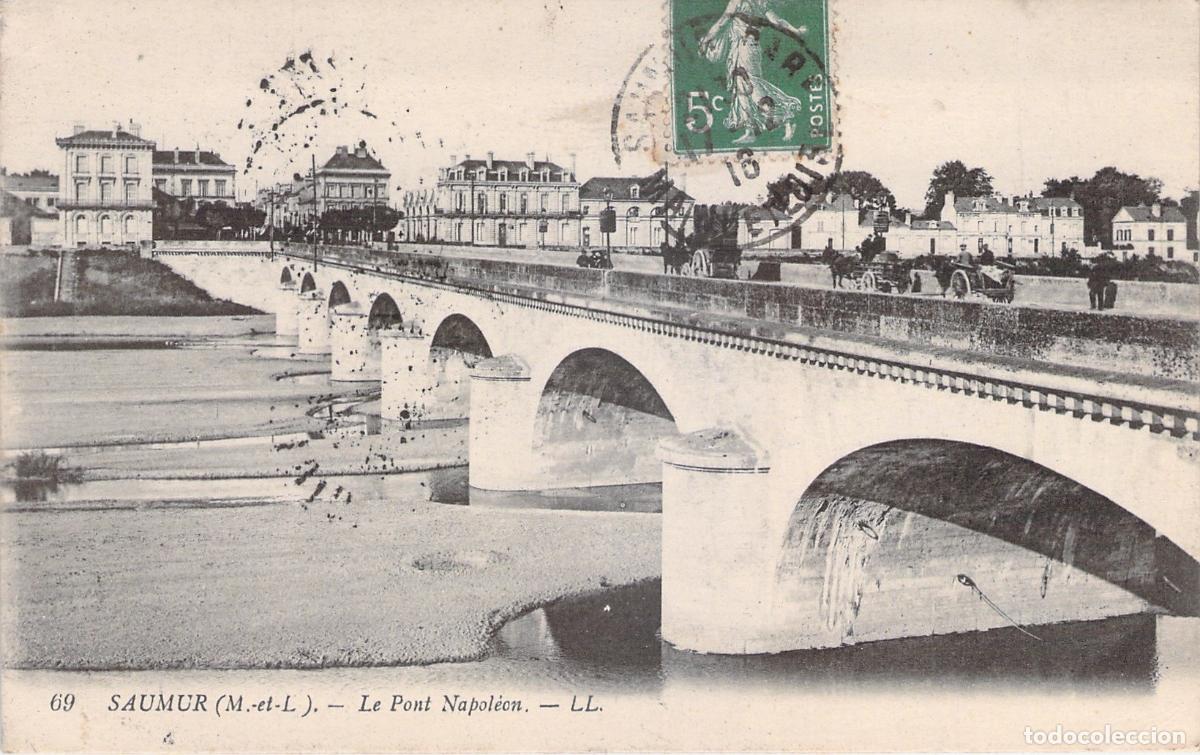 Postales: Postal de Saumur: Le Pont Napol&eacute;on en Maine-et-Loire