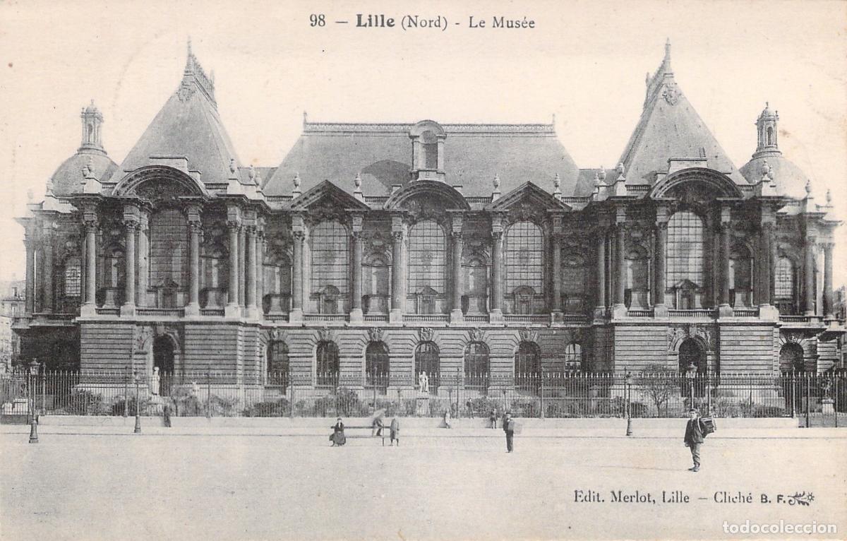 Postales: Postal del Palacio de Bellas Artes de Lille, Francia