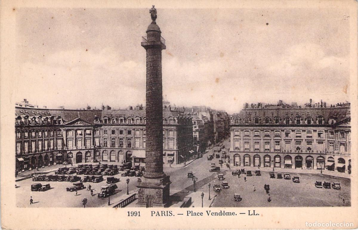 Postcards: Postal de la Place Vend&ocirc;me en Par&iacute;s