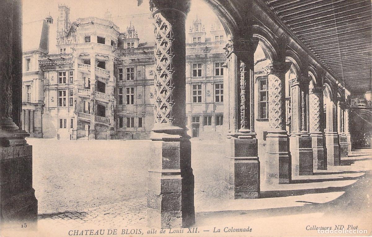 Postales: Postal del Castillo de Blois, Francia - Ala Luis XII