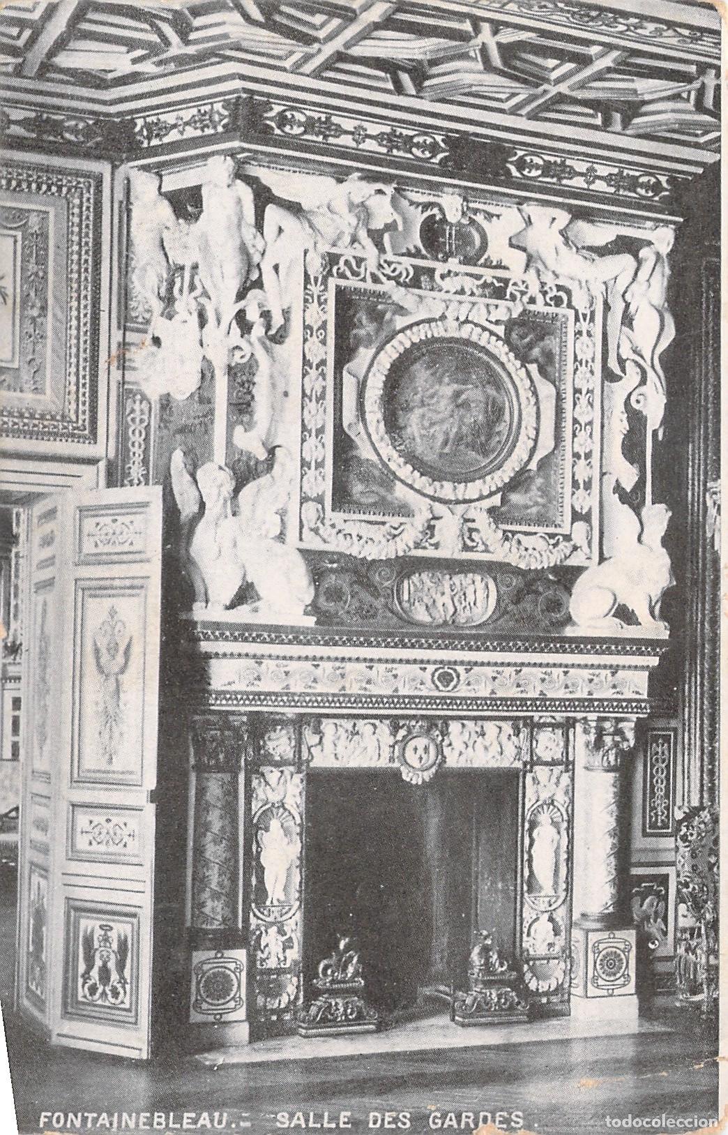 Postales: Postal del Palacio de Fontainebleau: Salle des Gardes