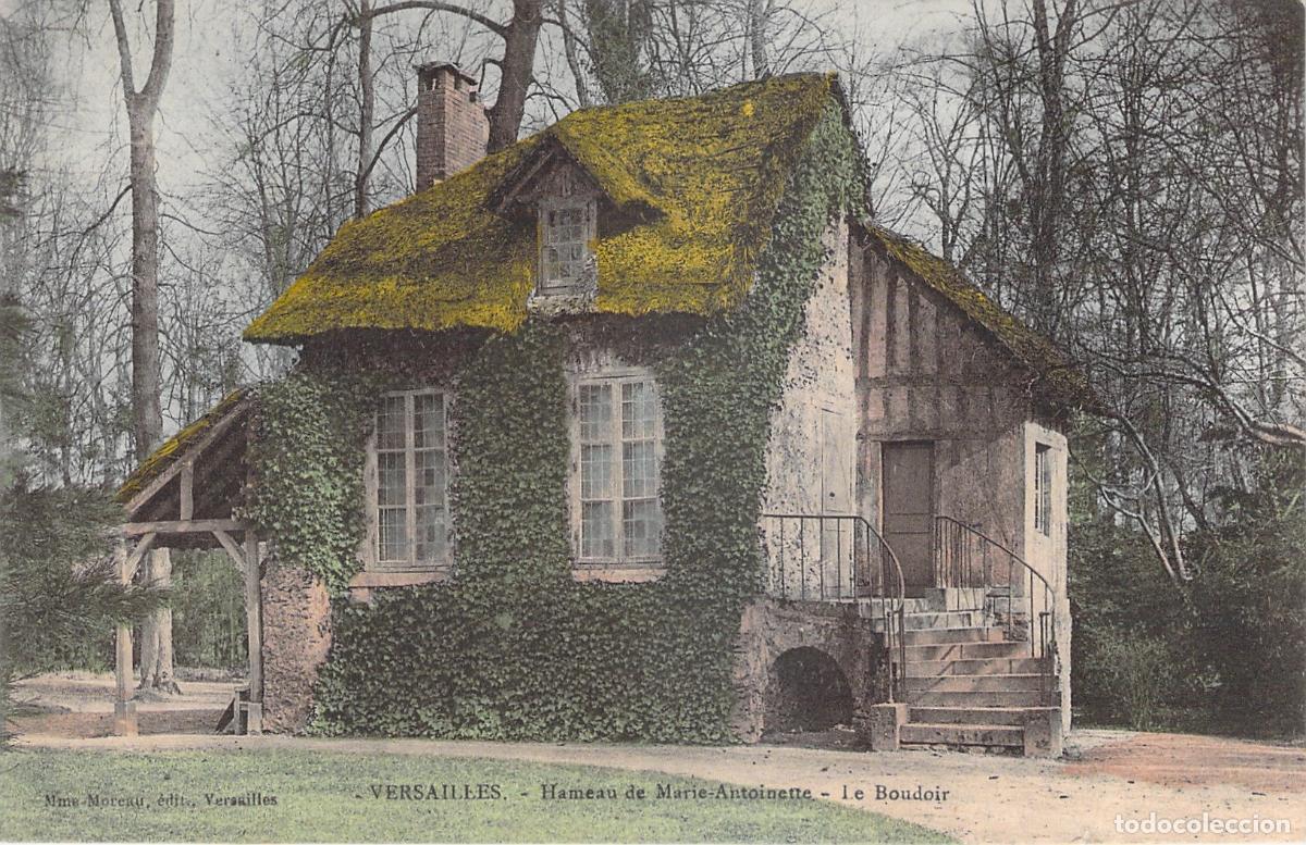 Postales: Postal de Versailles, Hameau de la Reine, Boudoir de Maria Antonieta