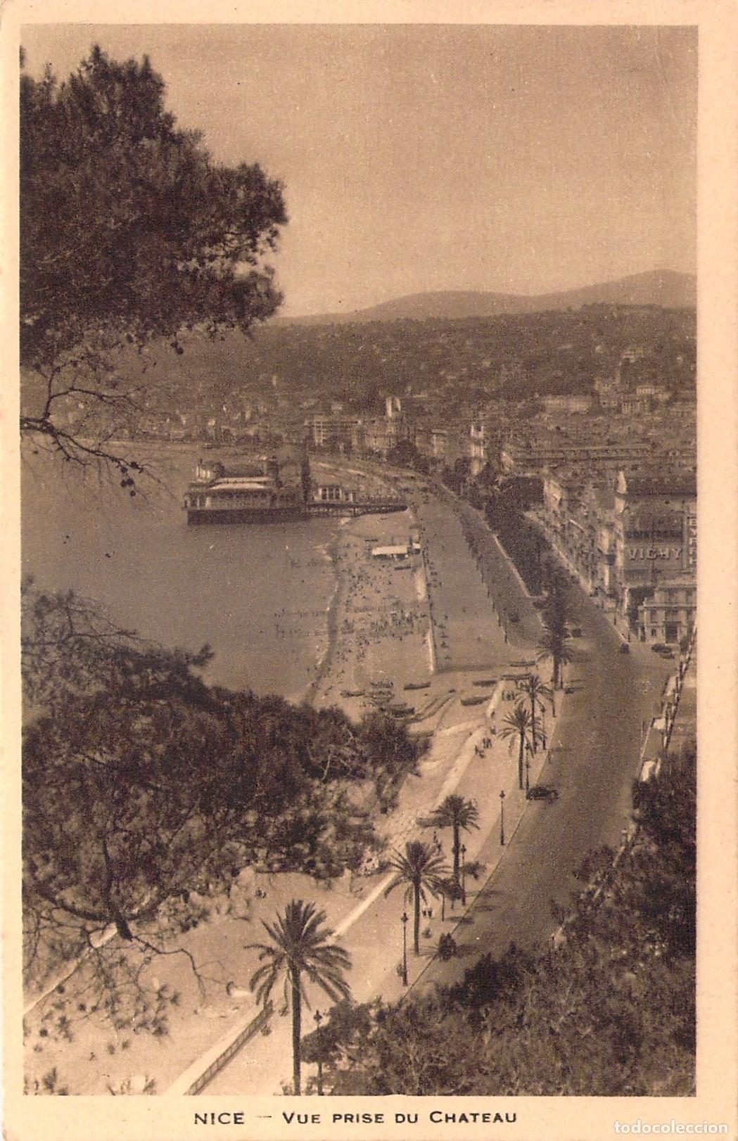 Postkarten: Postal de Niza, Vista panor&aacute;mica desde el castillo