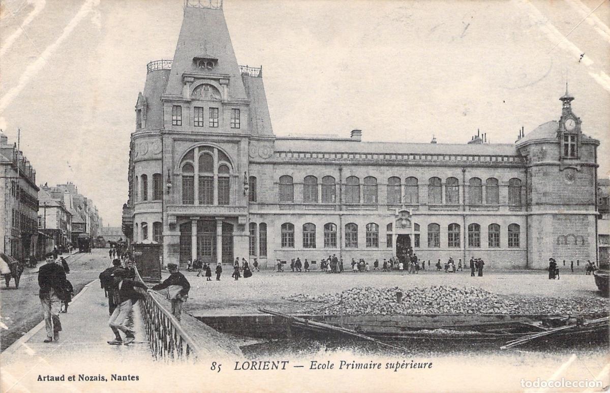 Postales: Postal de Lorient, Escuela Primaria Superior en Francia