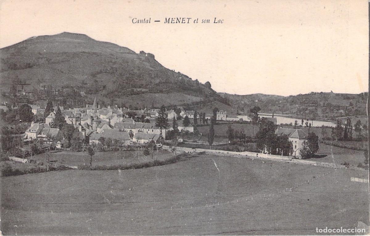 Cartes Postales: Postal de Menet y su lago en Cantal, Francia