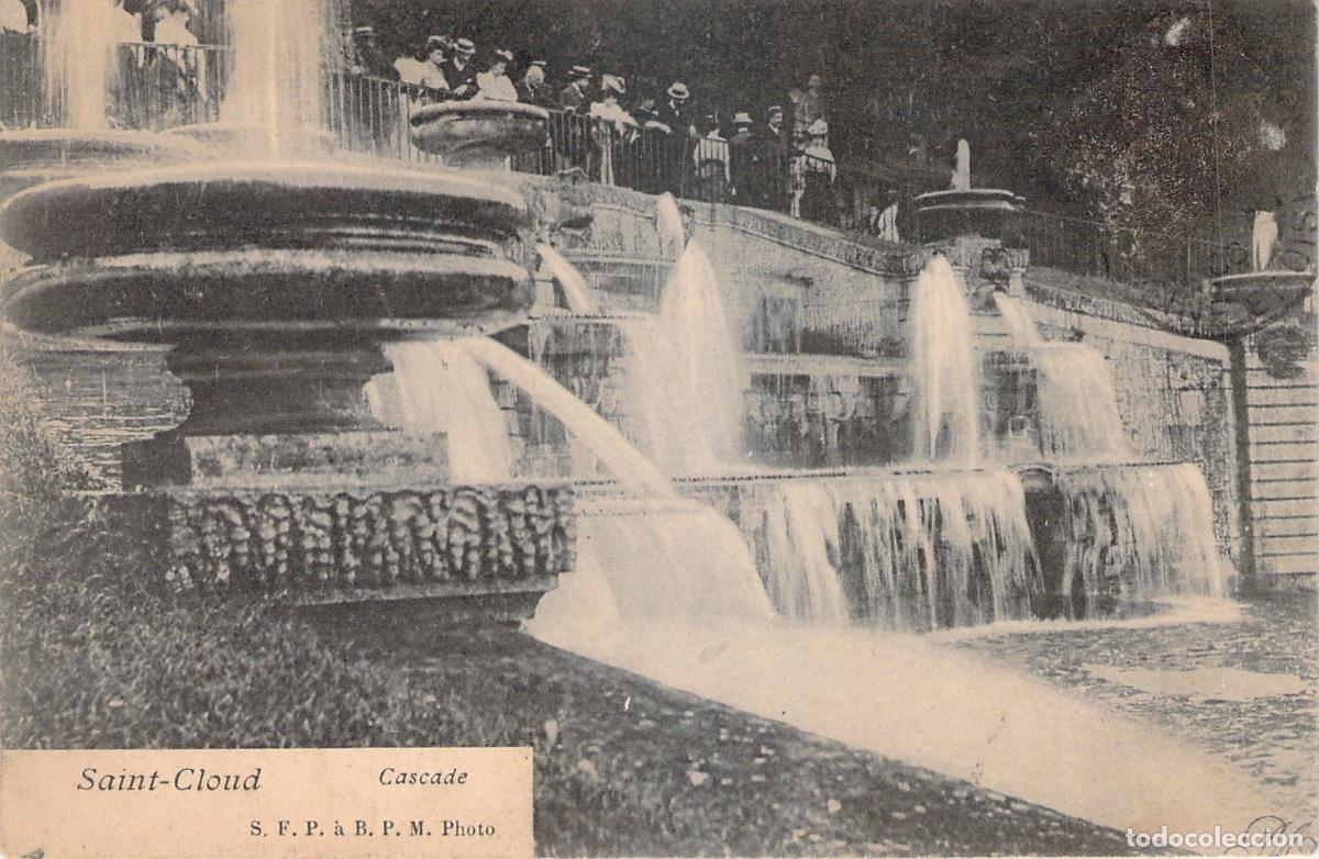 Cartes Postales: Postal de la Cascada en el Parque de Saint-Cloud