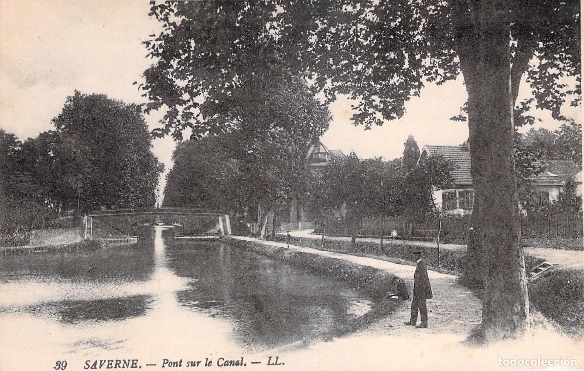 Postais: Postal de Saverne con puente sobre el canal en Francia