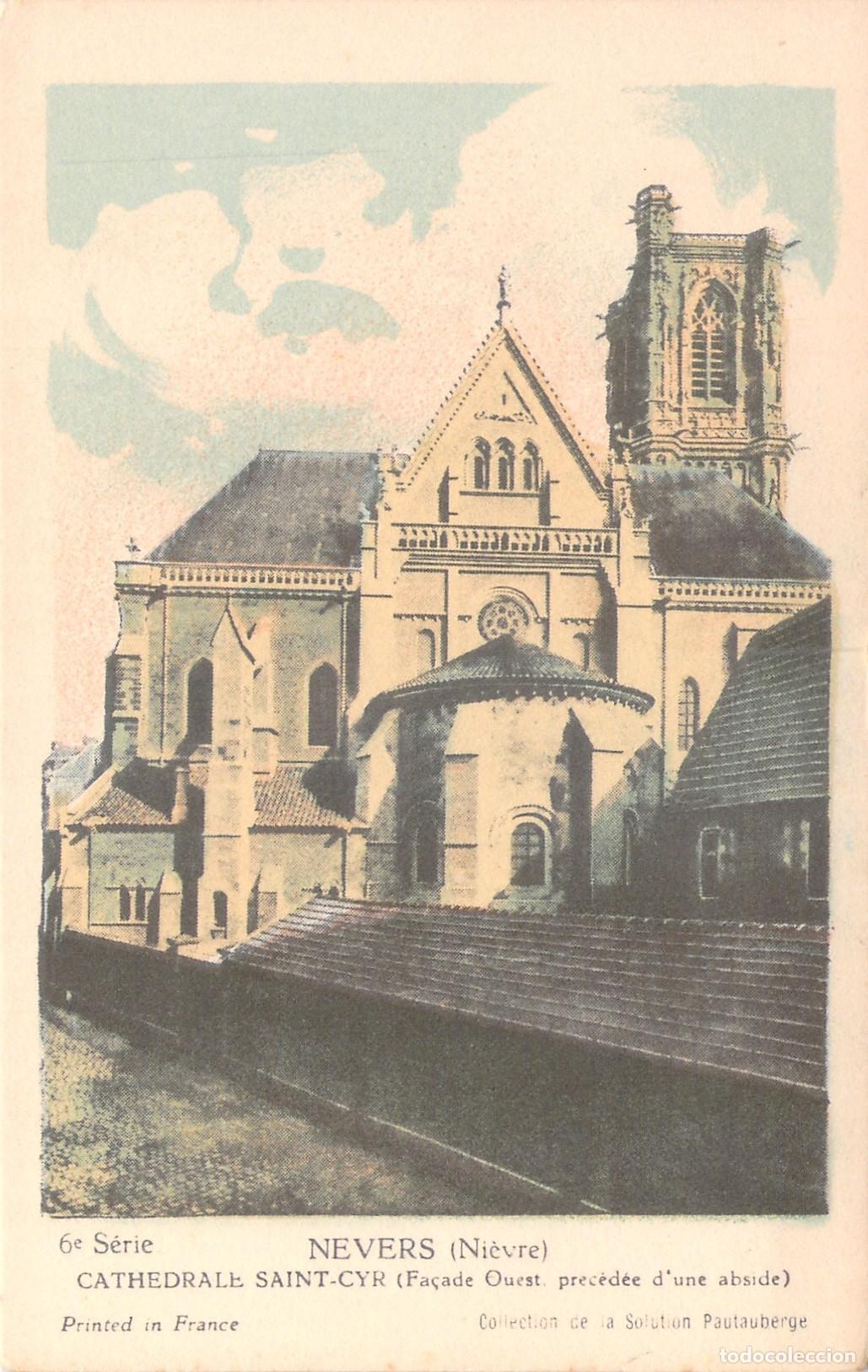 Postkarten: Postal de la Catedral Saint-Cyr en Nevers