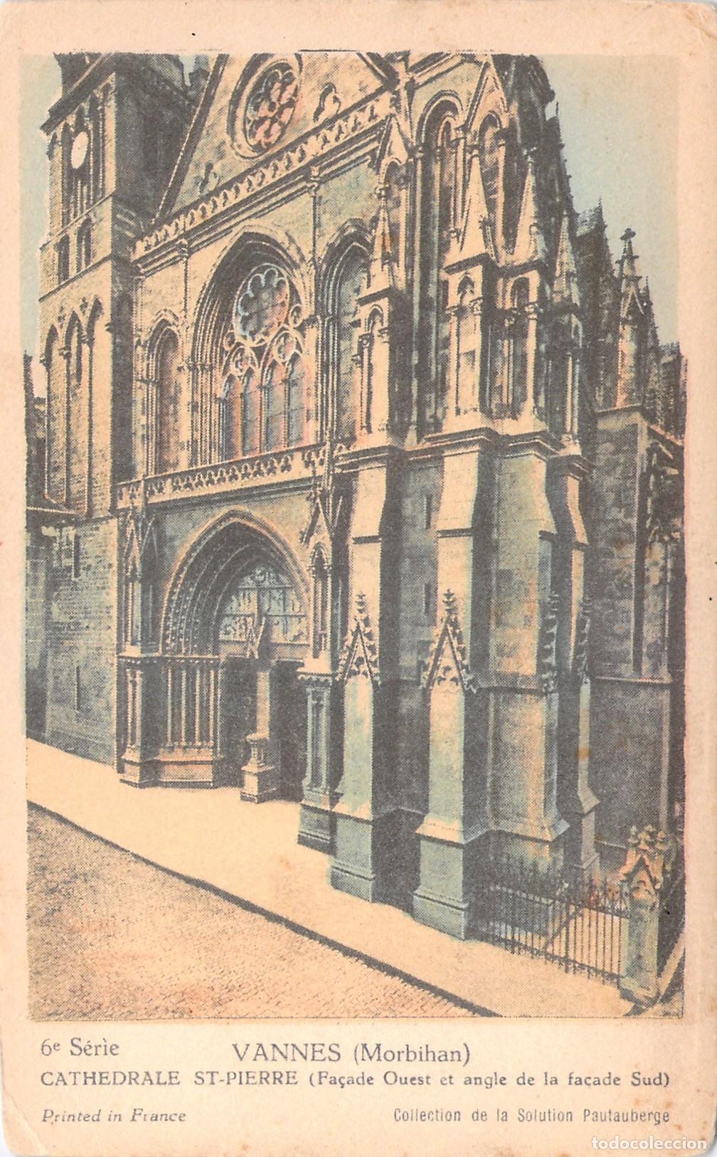 Postkarten: Postal de la Catedral de Saint-Pierre en Vannes, Francia