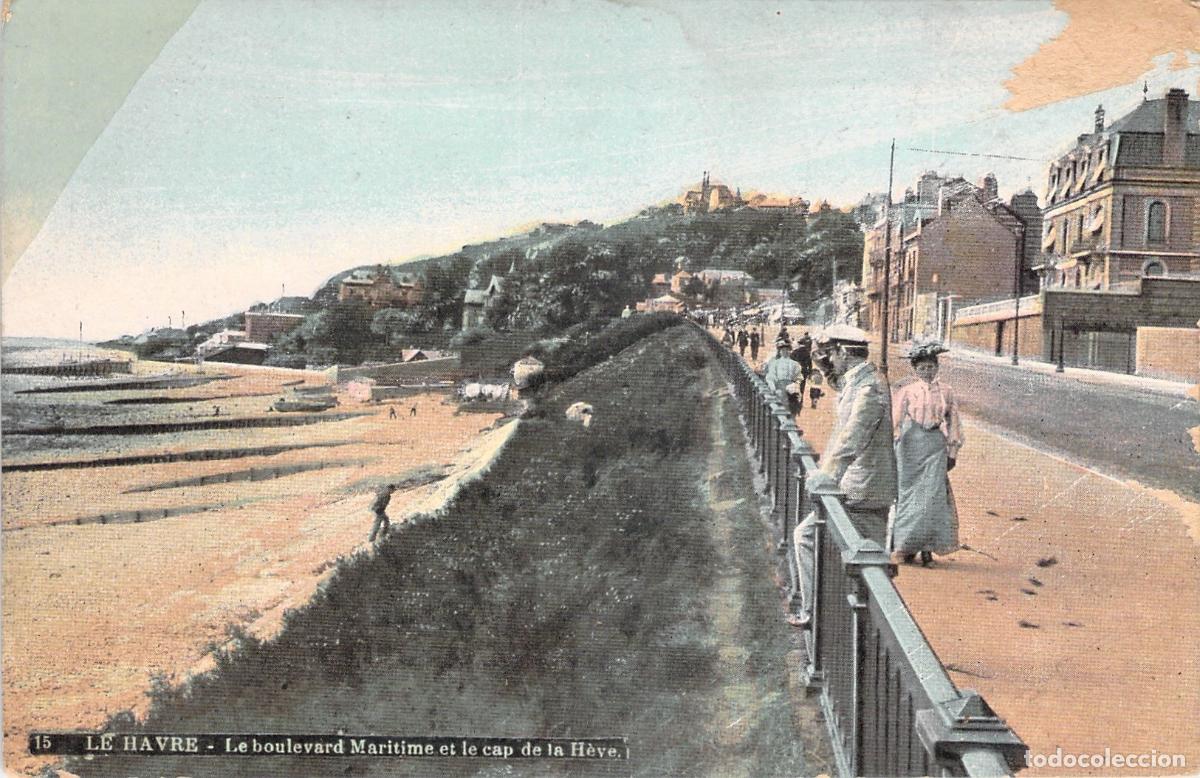 Postkarten: Postal de Le Havre Boulevard Maritime y Cap de la Heve