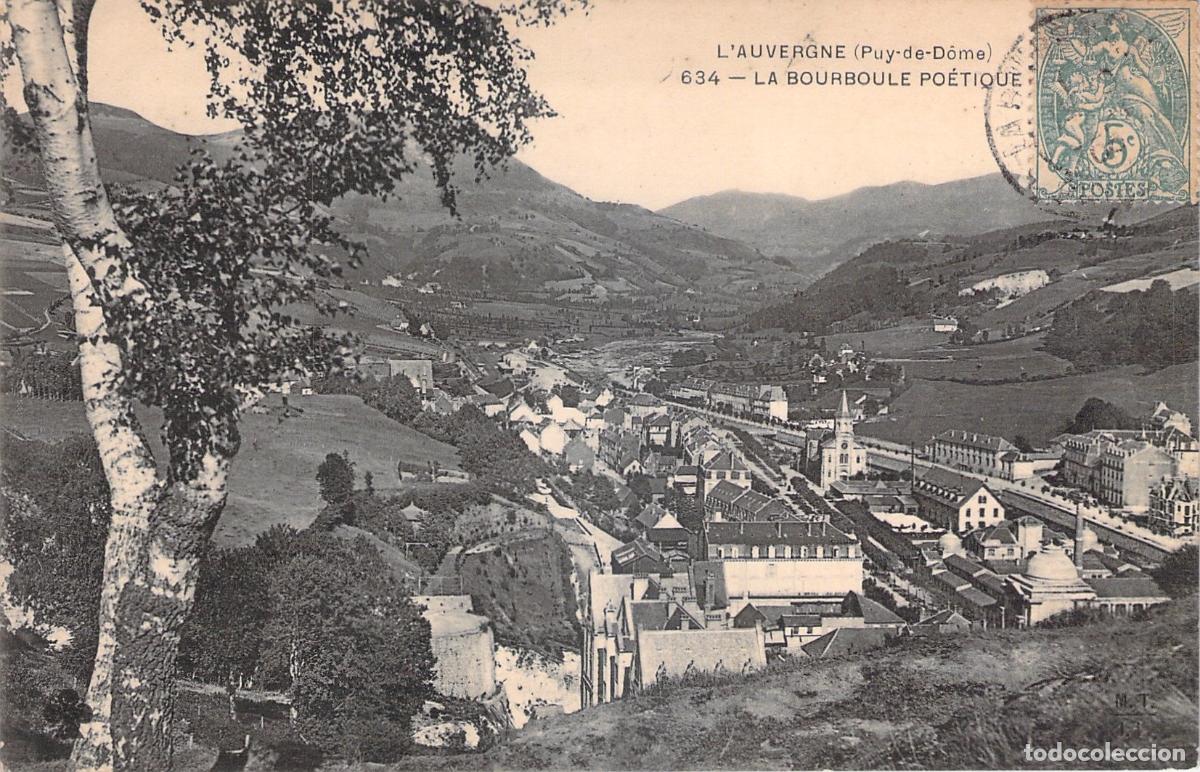 Postais: Postal de La Bourboule, Puy-de-D&ocirc;me, Francia, vista panor&aacute;mica