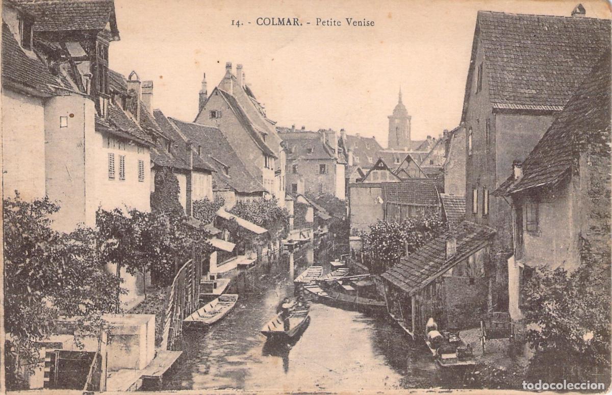 Postais: Postal de la Petite Venise en Colmar Francia