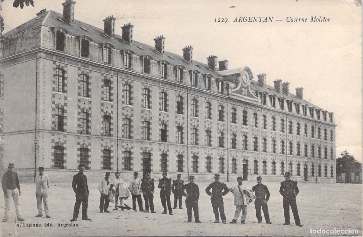 Postais: Postal de la Caserna Molitor en Argentan, Francia