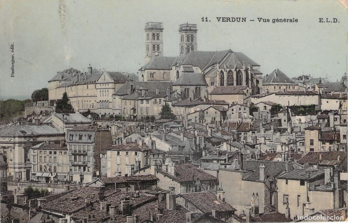 Postais: Postal de Verdun Francia Vista General de la Ciudad y Catedral