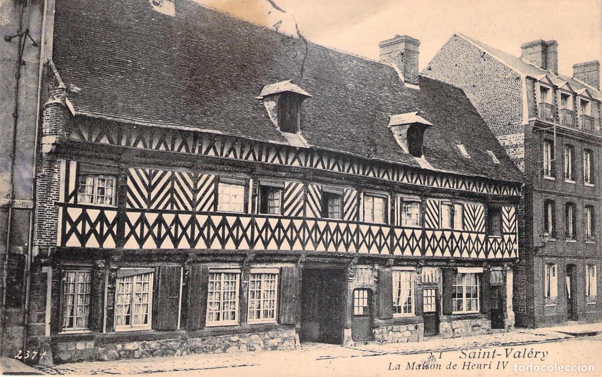 Cartoline: Postal de la Maison de Henri IV en Saint-Valery-sur-Somme