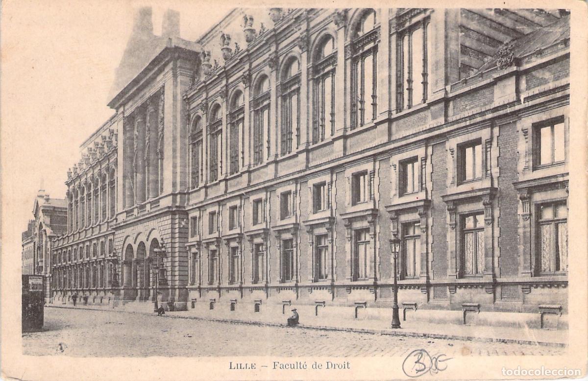 Postais: Postal de Lille, Facultad de Derecho, Francia