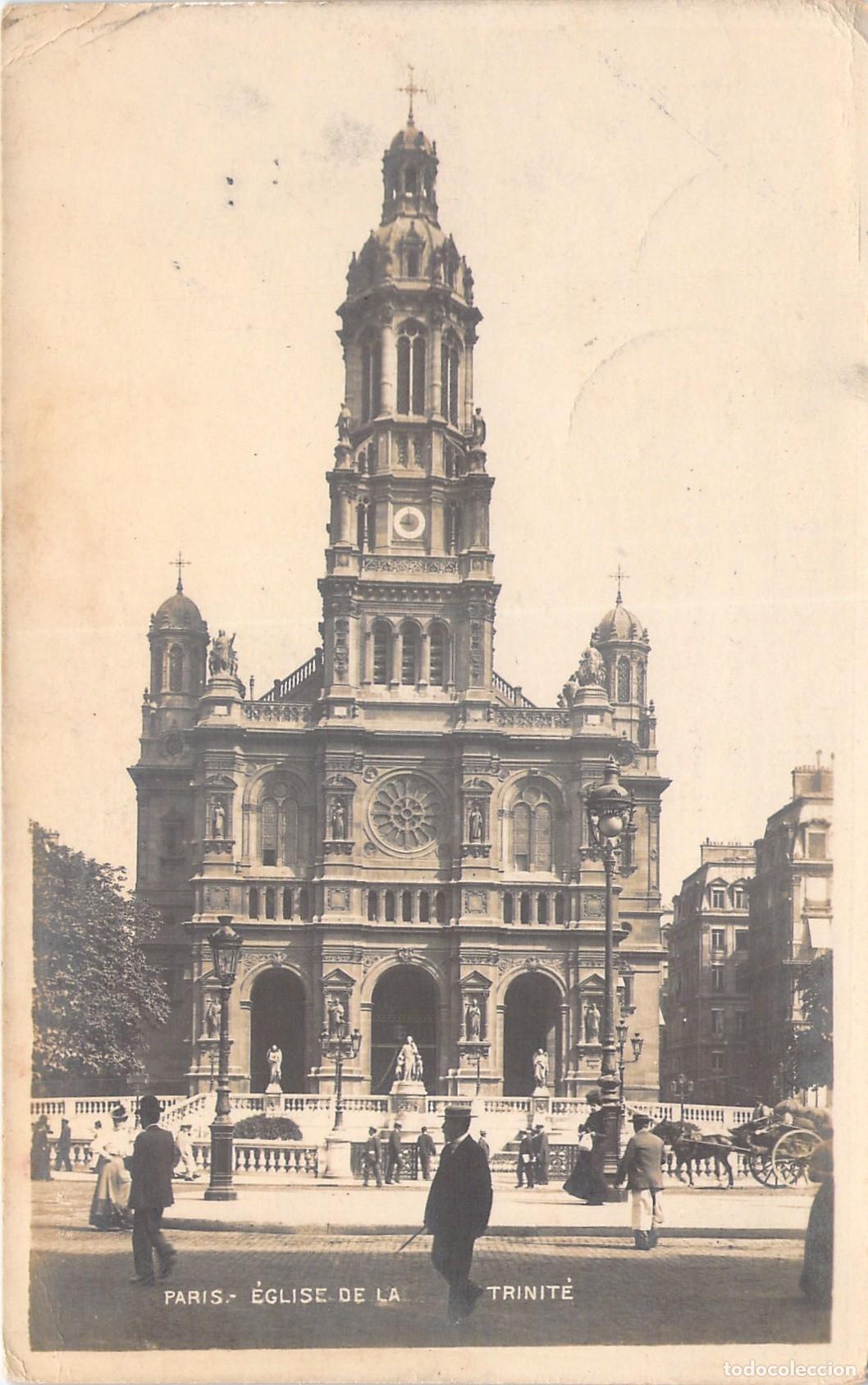 Postais: Postal de la Iglesia de la Trinit&eacute; en Par&iacute;s