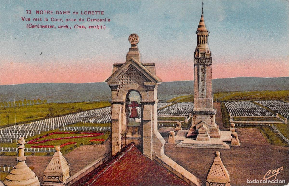 Postais: Postal Notre-Dame de Lorette Cementerio Militar Francia
