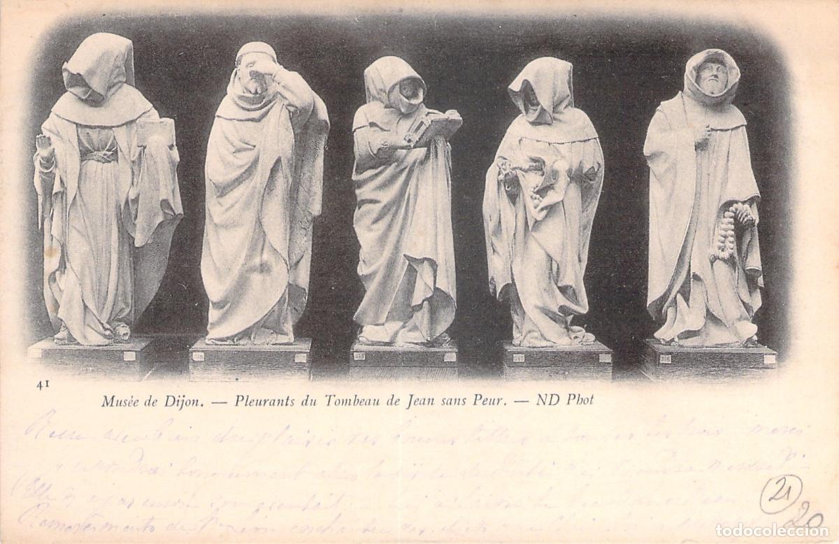 Postais: Postal Museo de Dijon Esculturas de los Pleurantes de Juan sin Miedo
