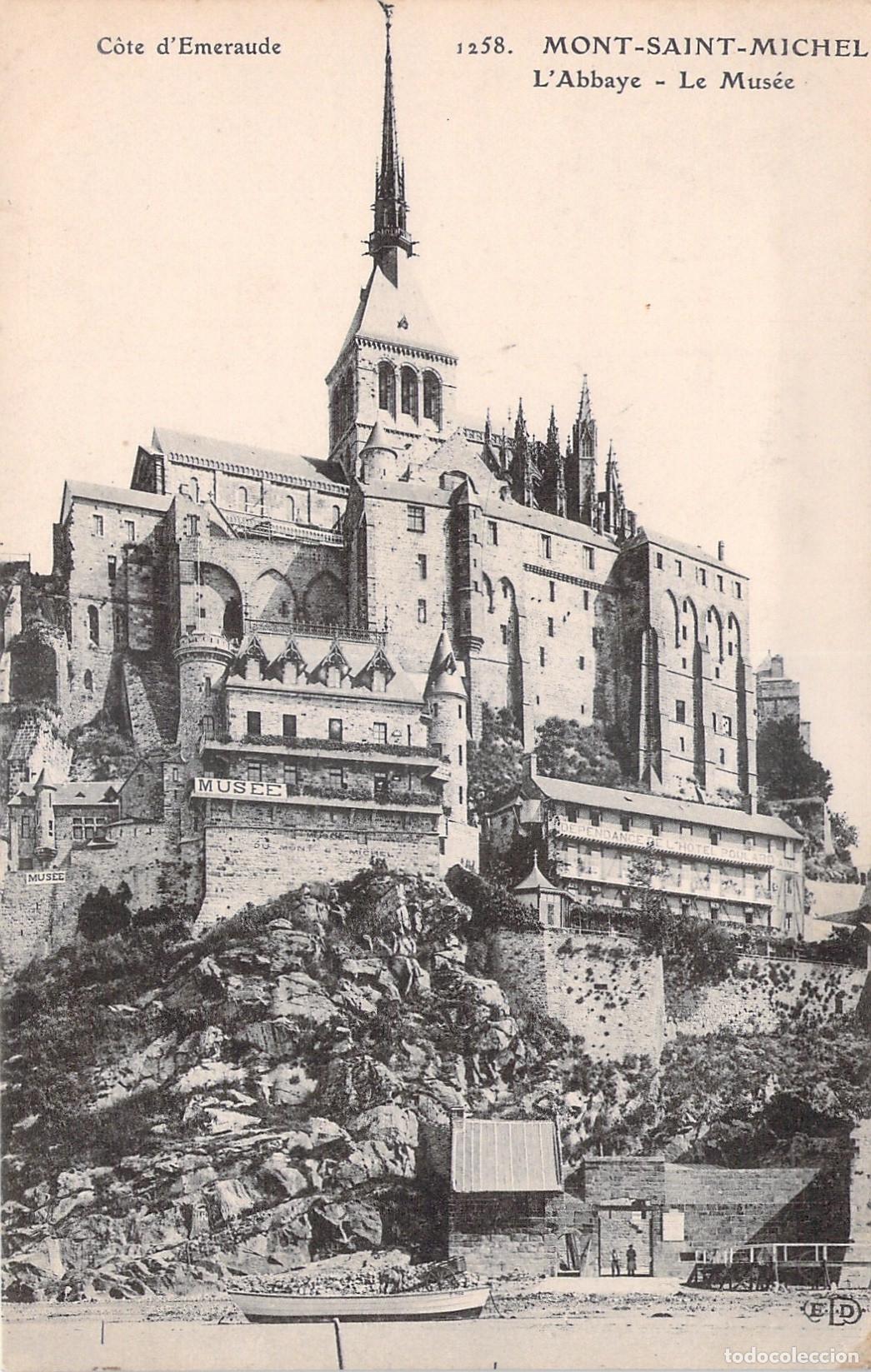 Cartes Postales: Postal de la Abad&iacute;a del Mont-Saint-Michel en Francia
