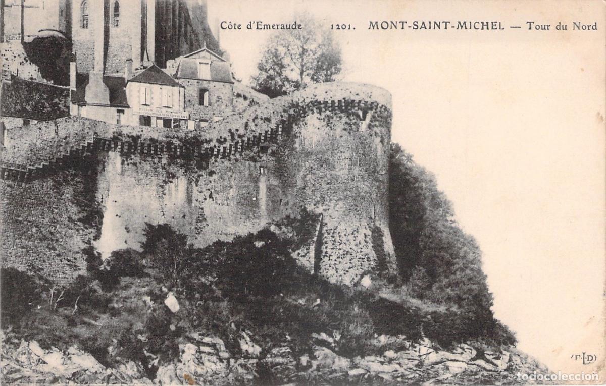 Cartes Postales: Postal de la Tour du Nord en Mont-Saint-Michel Francia