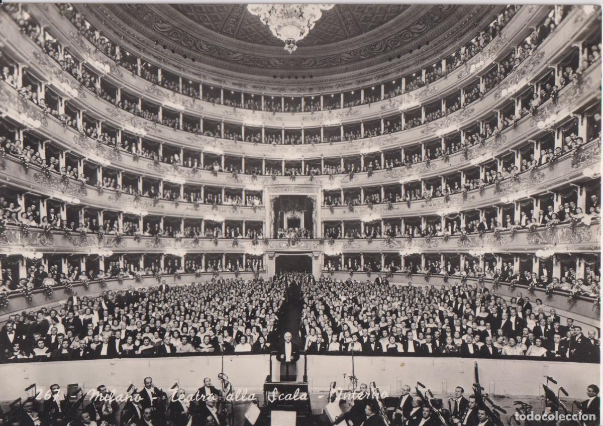Postales: ITALIA, MILAN, TEATRO DE LA SCALA, INTERIOR - BROMOFOTO - S/C