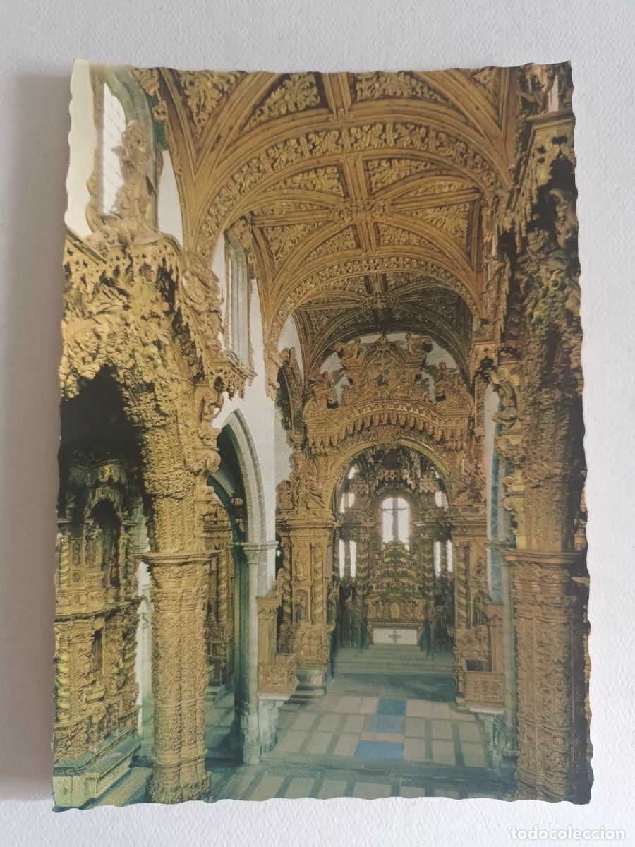 Postales: OPORTO (LISBOA). UM INTERIOR DA IGREJA DE S. FRANCISCO. TALHA DOURADA. ESTILO BARROCO