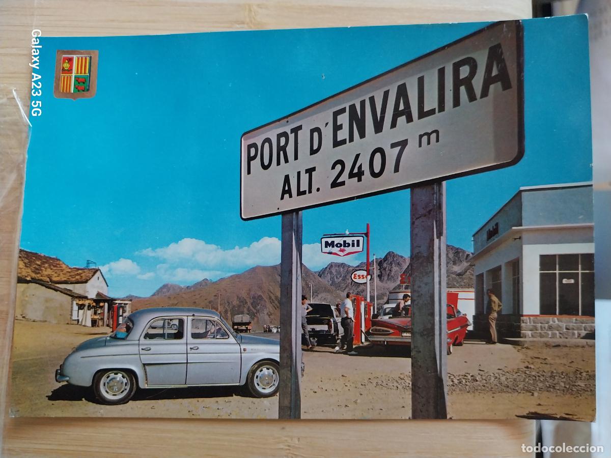 Cartes Postales: PORT D&acute;ENVALIRA VALLS D&acute; ANDORRA ED FISA 476 SC ORIGINAL COCHES CLASICOS