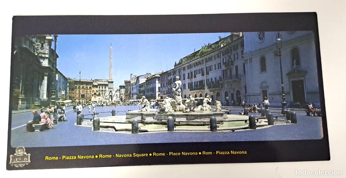 Postais: POSTAL TURISTICA CIUDAD DE ROMA PLAZA NAVONA (25 x 12 cm)