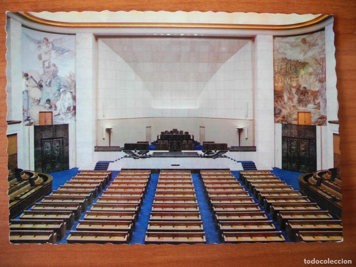 Postales: Ginebra. Palacio de las Naciones. Sala de las asambleas. n. 43. Nueva