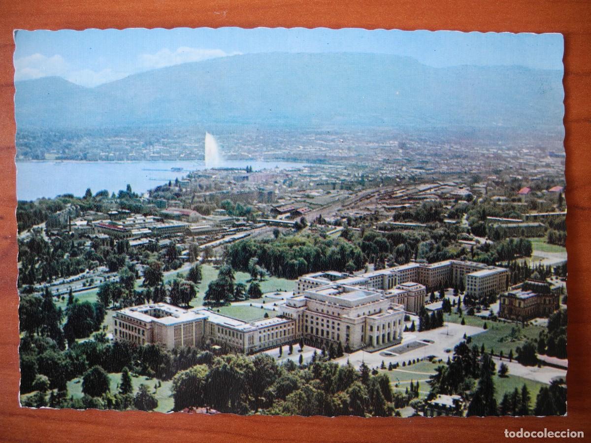 Postales: Ginebra. Palacio de las Naciones. Vista de la ciudad n. 52. Nueva