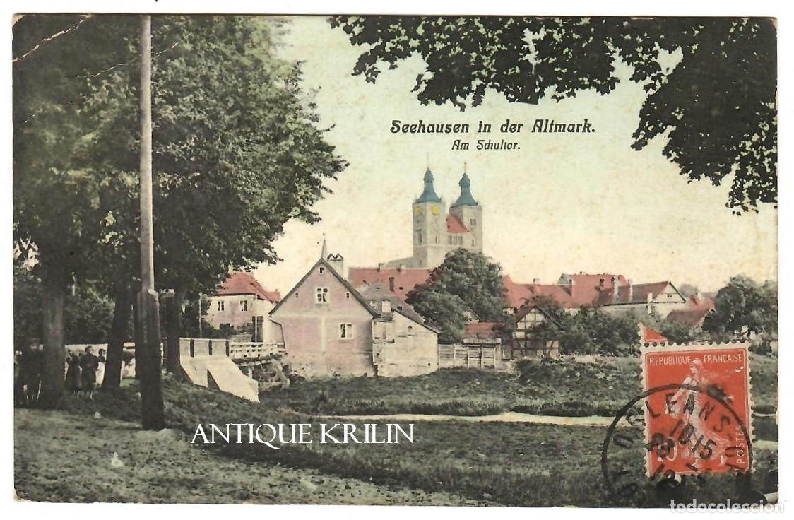 Cartoline: DEUTSCHLAND / SEEHAUSEN IN DER ALTMARK / FRANQUEADA EN FRANCIA