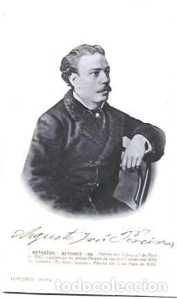 Cartoline: Portugal ++ & Postal, Retrato del actor Augusto Jos&eacute; Pereira, Teatro da Rua dos Condes (69)