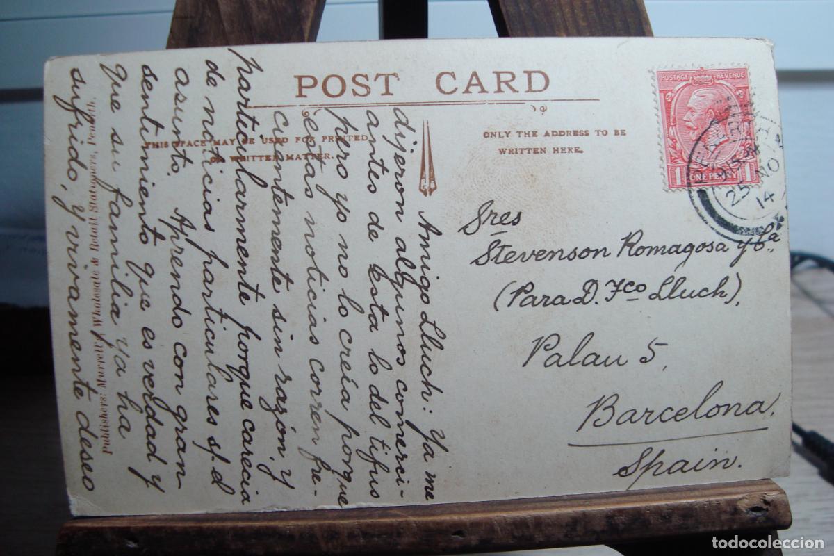 Postales: ANTIGUA POSTAL MARY'S WELL BAY PENARTH 1914. STEVENSON ROMAGOSA Y CIA. FCO. LLUCH BARCELONA