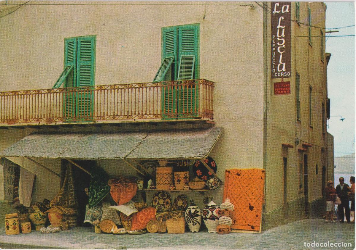 Postcards: ITALIA, CASTELSARDO, LA LUSCIA ARTIGIANATO DELLA SARDEGNA DI PEPPUCCIO CORSO - S/C