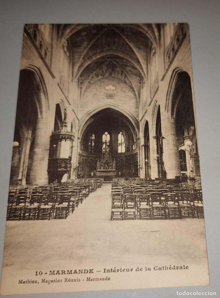Postales: TARJETA POSTAL MARMANDE, CATEDRAL. FRANCIA