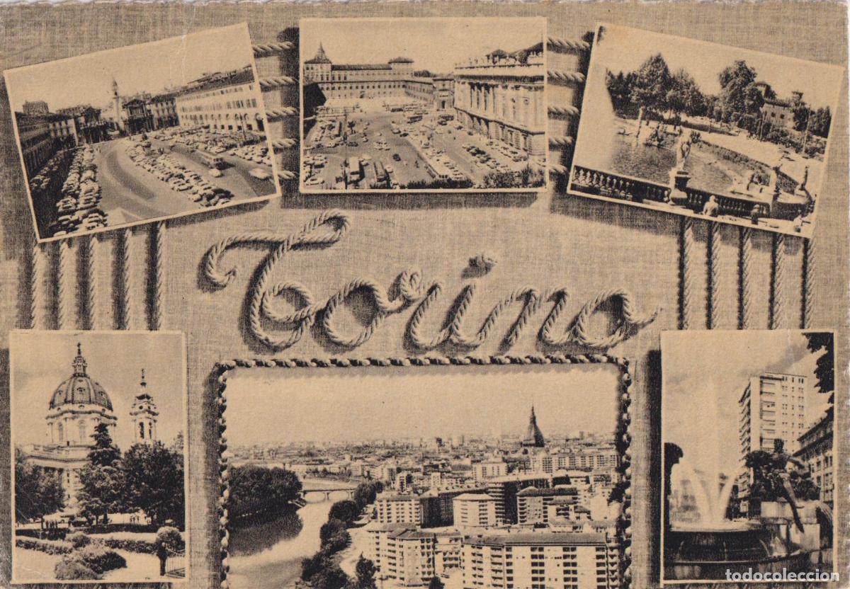 Postales: ITALIA, TORINO, SOUVENIR - DEP STAMPATO IN ITALIA 045 - SIN CIRCULAR