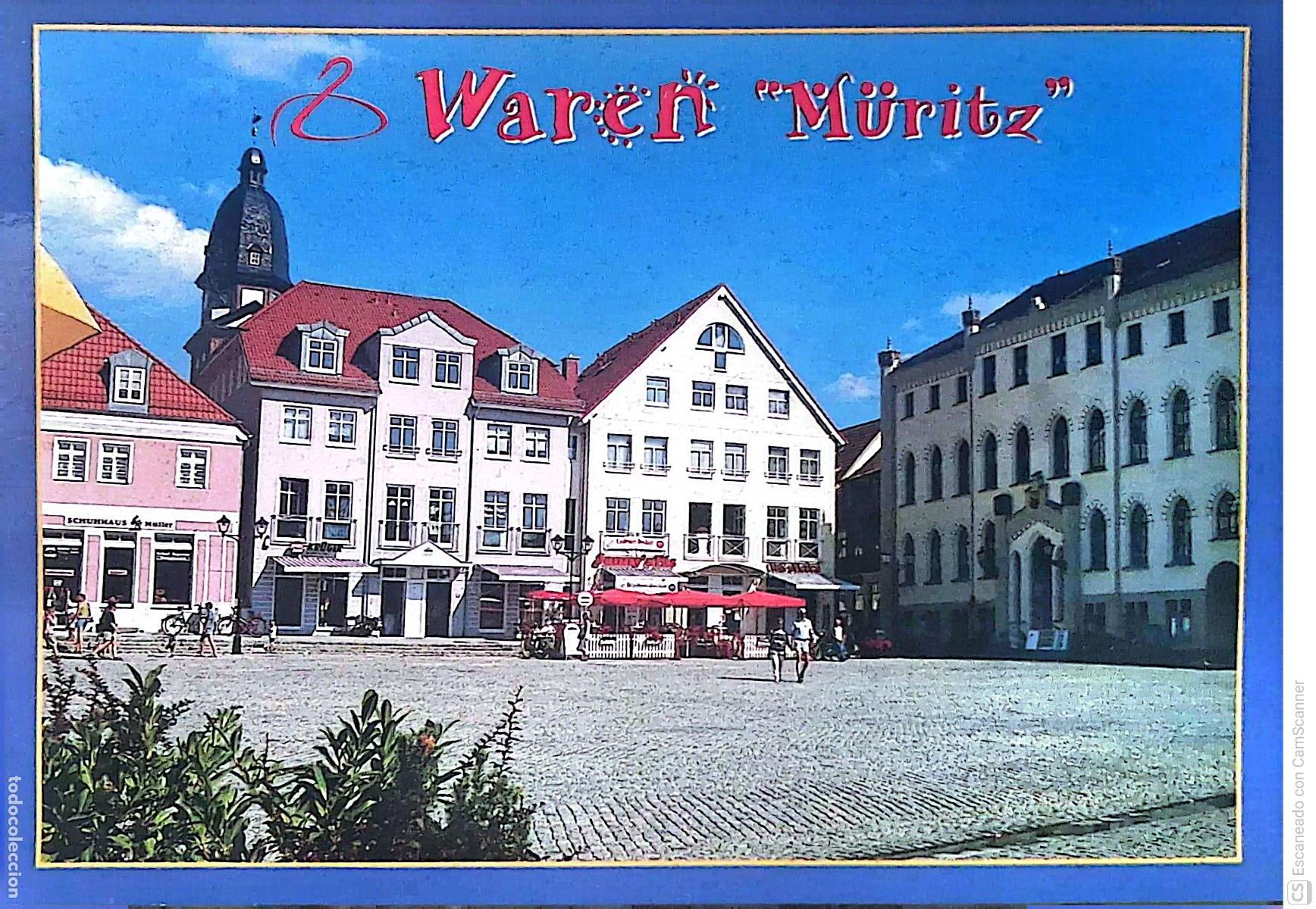 Postales: Waren (M&uuml;ritz).Ciudad alemana con una estaci&oacute;n de cura clim&aacute;tica desde la d&eacute;cada de 1920. Nueva. Col