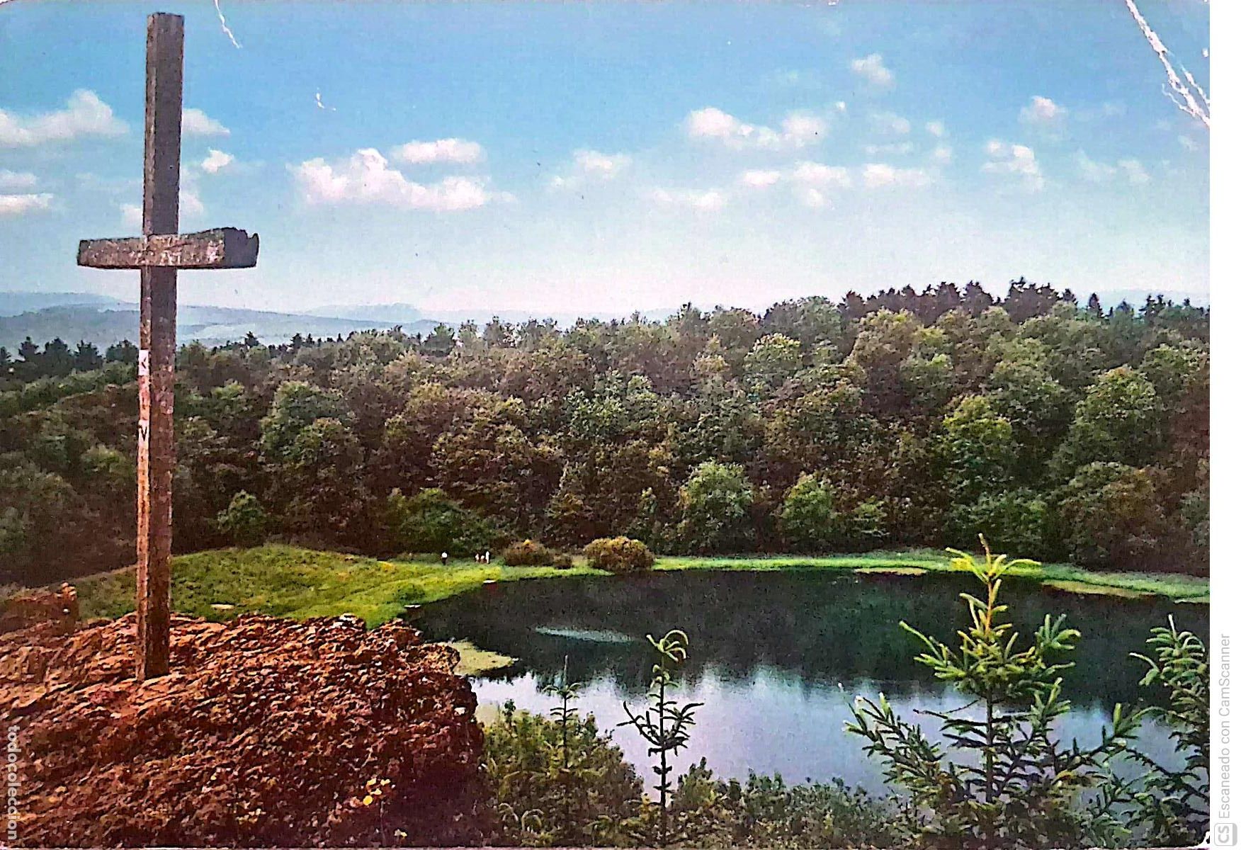 Postales: Manderscheid (Alemania). Pintoresco pueblo balneario en Renania. Usada con sello. Color