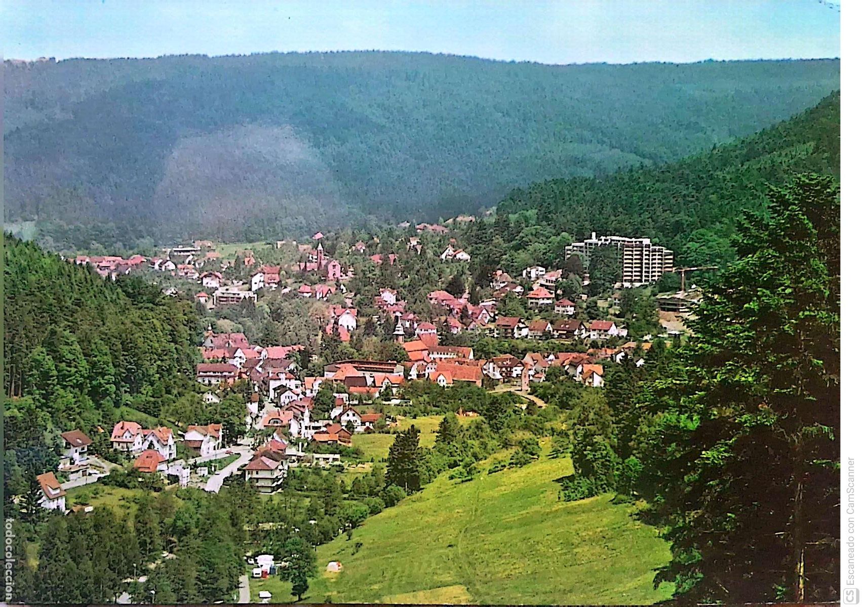 Postales: Bad Herrenalb (Alemania). 7506 Ciudad balneario, situada al norte de la Selva Negra. Usada con sello