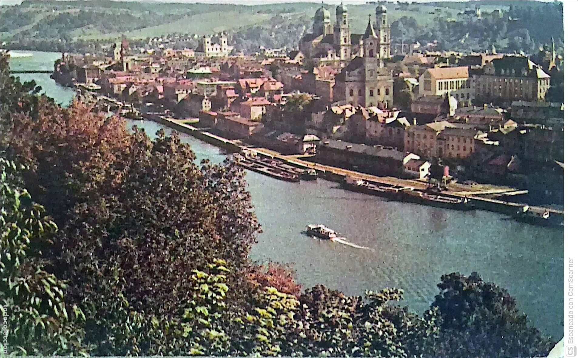Postales: Passau (Alemania). Vista general. Nueva. Color. Ver foto por rotura esquina inferior derecha.