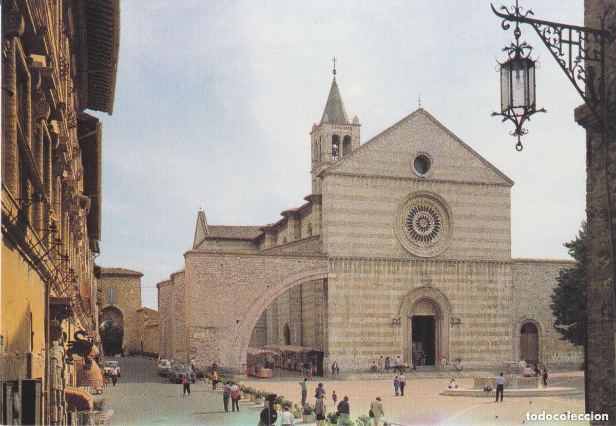 Postales: ITALIA, ASSISI, IGLESIA DE SANTA CHIARA - PLURIGRAF EDIZ. D.A.C.A. N&ordm;521 - S/C