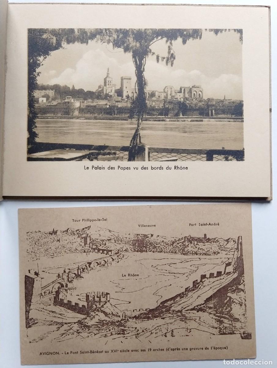 Postales: AVIGNON - Librito de postales antiguas + postal-mapa - Foto 3