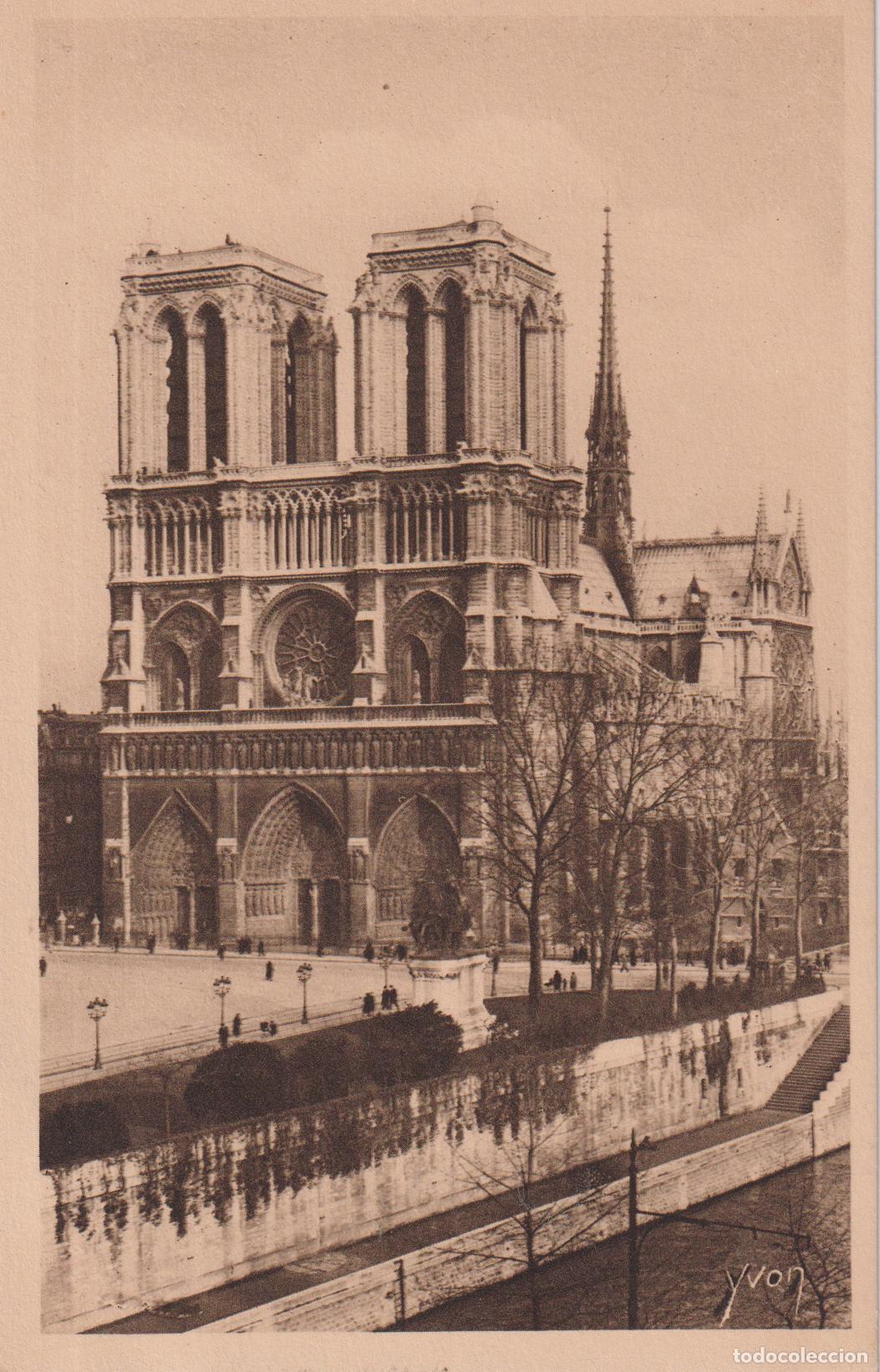 Postales: FRANCIA, PARIS..PASEANDO - NOTRE-DAME - EDITION D'ART YVON SERIE3 N&ordm;51 - S/C