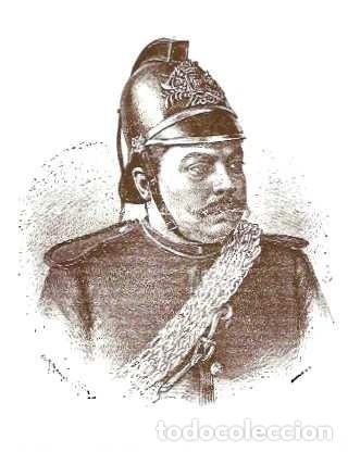Postales: Portugal ++ y Postal, Jos&eacute; Azevedo II Comandante del Cuerpo de Bomberos de Ponta Delgada 1890 (236)
