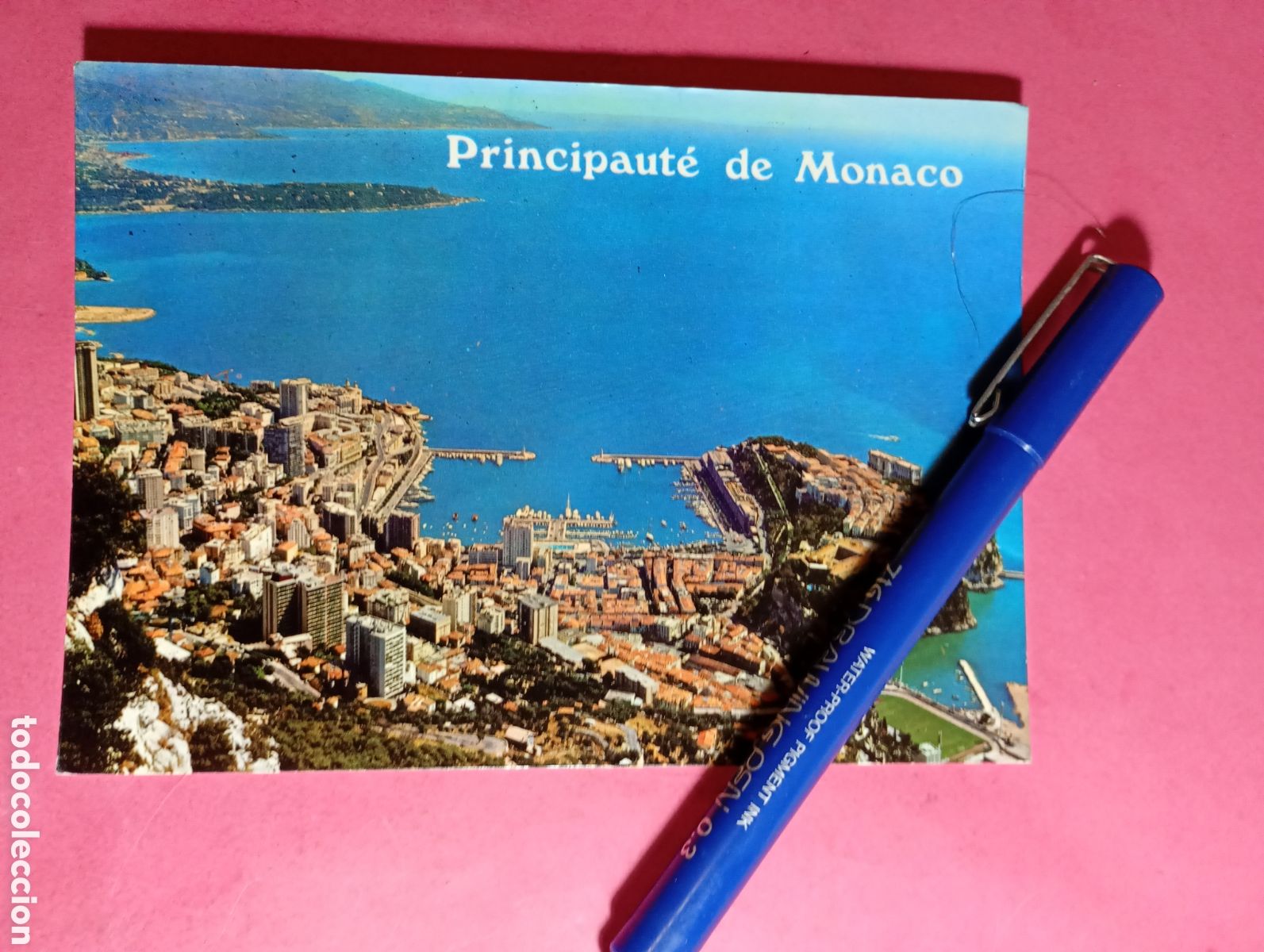 Postales: MONACO PRINCIP&Agrave;DO DECOSTA AZUL DE FRANCIA (en frances)