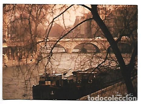 Postales: LA SEINE AU PONT AU CHANGE....- PARIS / FRANCIA