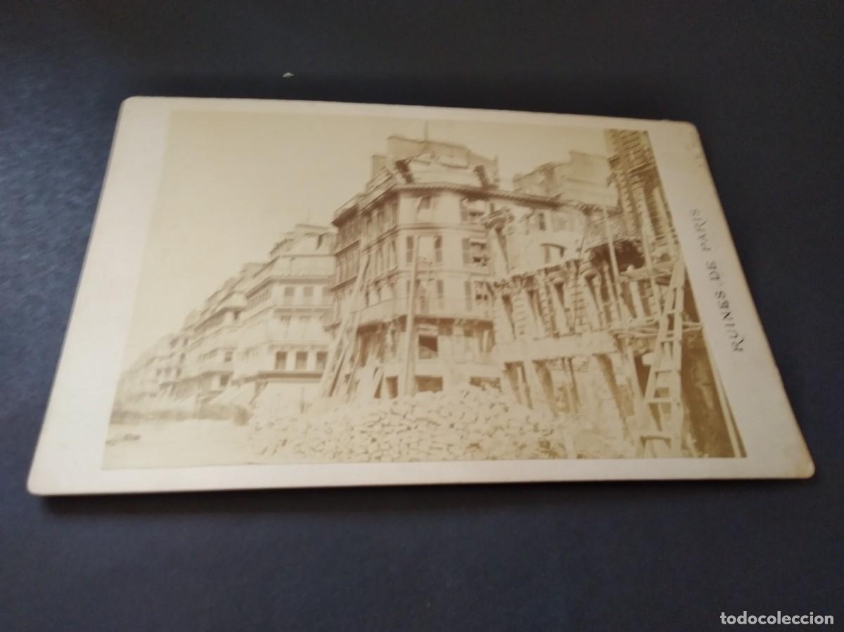 Postales: FOTO POSTAL RUINES DE PARIS D- J-R- PHOT 1871